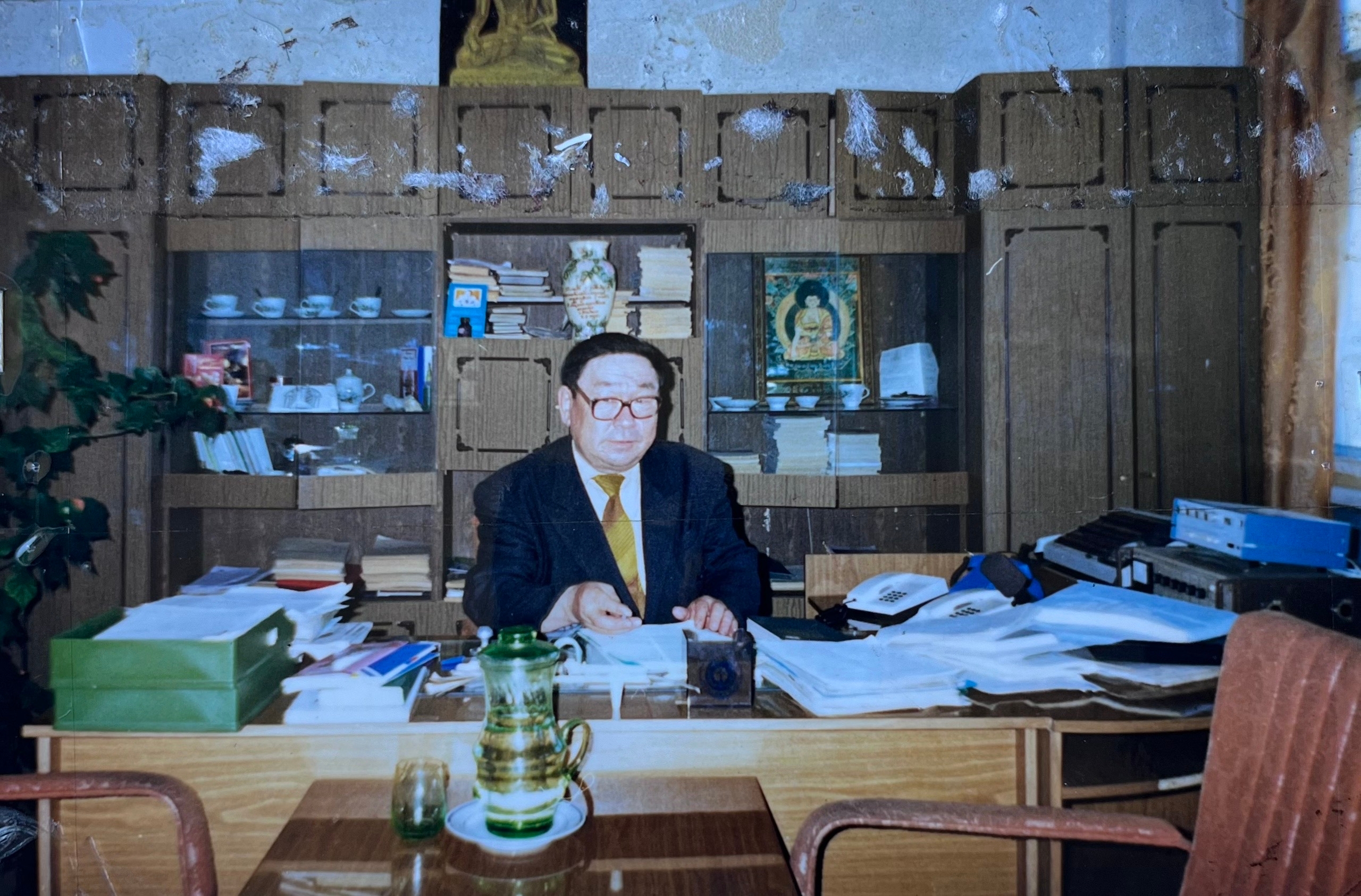 Рубрика "Созидательный труд" в Чаа-Хольском кожууне <p>Богунгу ундурулгевисте чаа тургустунган Чаа-Хол кожууннувустун бирги баштыны, баштайгы чагырыкчызы Биче-оол Камбаа Дамчатовичти таныштырар-дыр бис