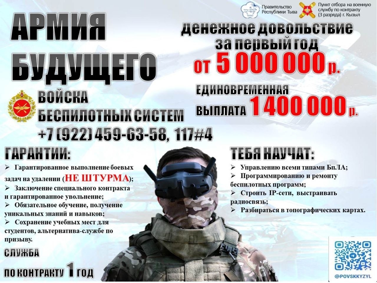 Открыт набор кандидатов на военную службу по контракту в 55-ю отдельную гвардейскую мотострелковую (горную) бригаду (в/ч 55115), дислоцированную в г