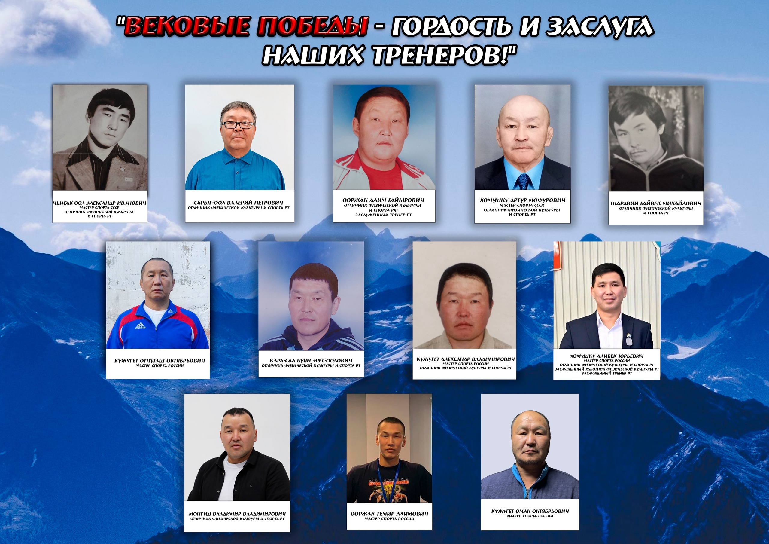 Вековые победы - гордость и заслуга наших тренеров! Вековые победы - гордость и заслуга наших тренеров!
