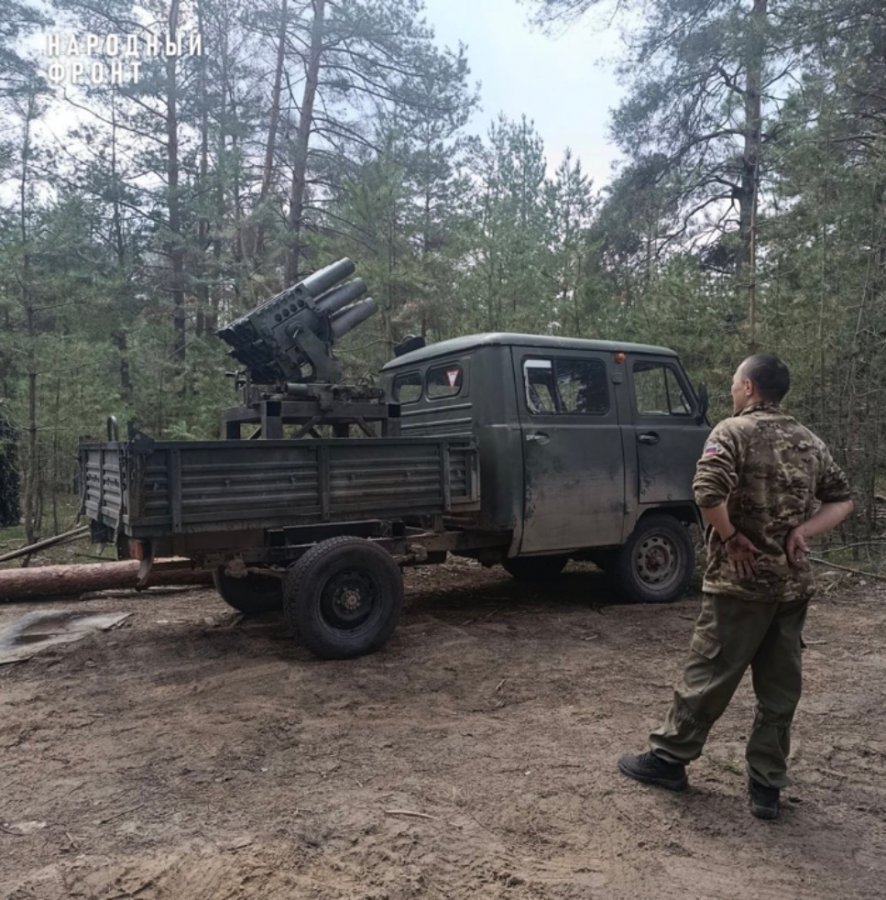 Тувинский "Шторм": лесная техника, подаренная земляками, выдает огневую мощь