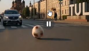 Видеовизуальный контент по безопасности дорожного движения в социальных сетях и интернет-изданиях "Пешеходный переход (нейросеть)"