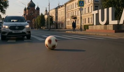 Видеовизуальный контент по безопасности дорожного движения в социальных сетях и интернет-изданиях "Пешеходный переход (нейросеть)"