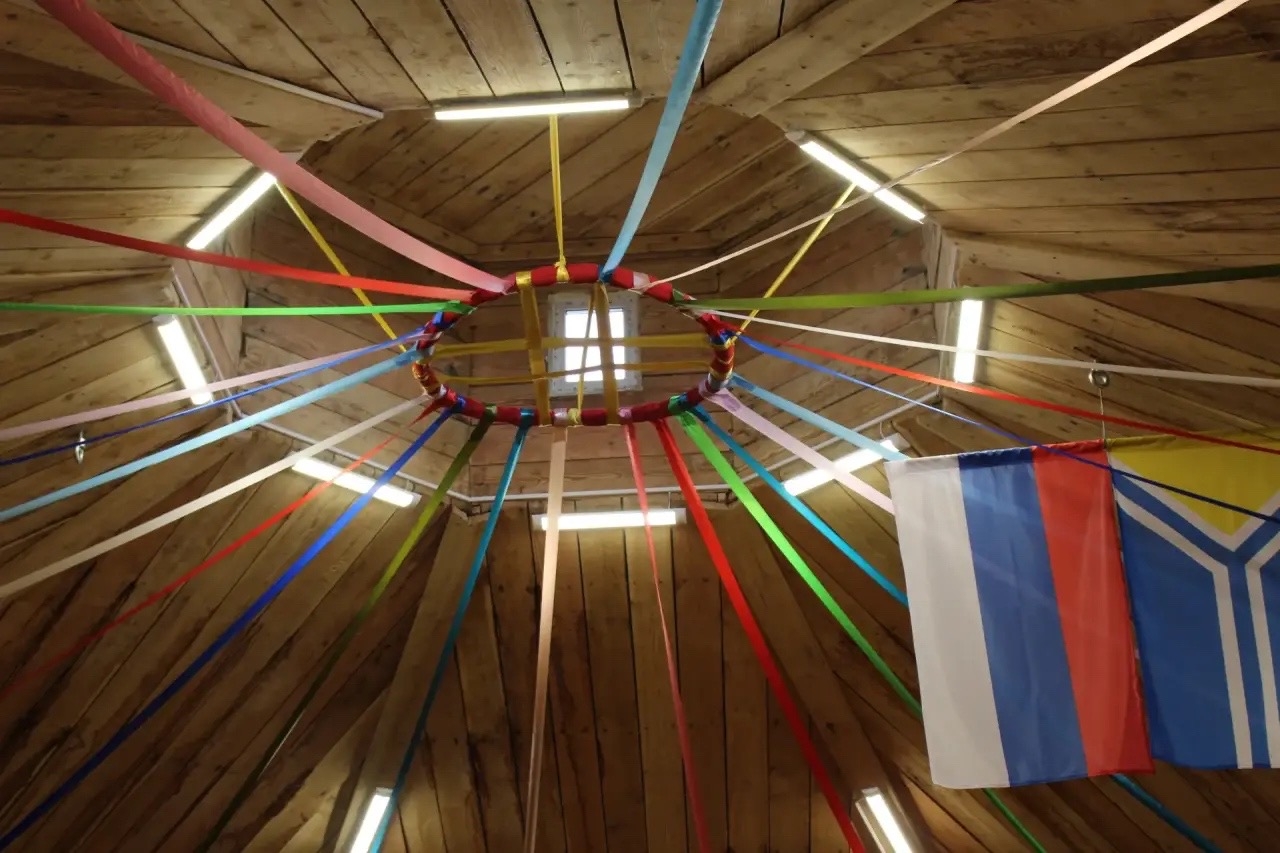 В селе Сарыг-Сеп открылся малый спортивный зал «Гнездо орлят»